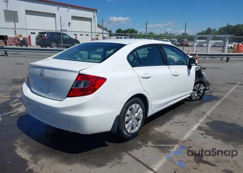 2012 Honda Civic Lx from USA, damaged, VIN 19XFB2F58CE088388
